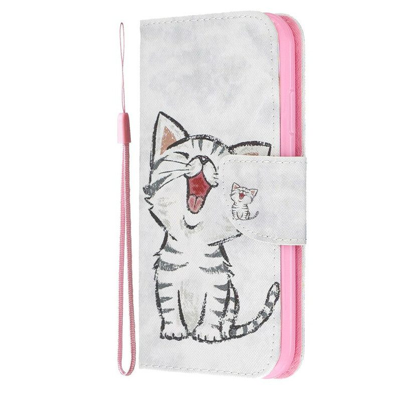 Κάλυμμα iPhone 11 με κορδονι Strappy Kitten