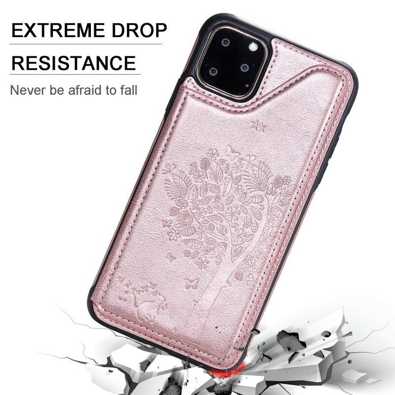 Θήκη iPhone 11 Cat Print Multi Function