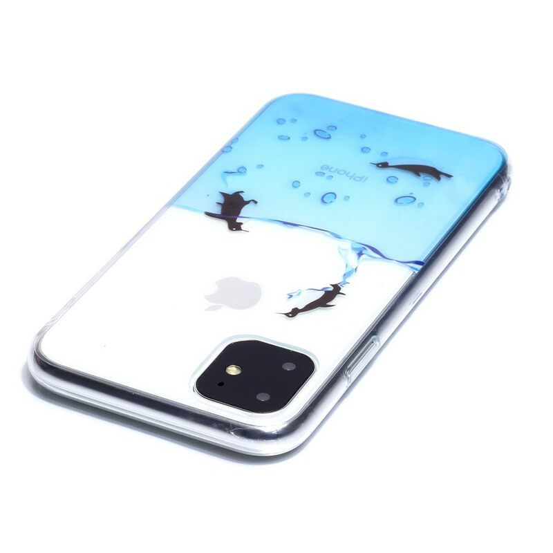 Θήκη iPhone 11 Διαφανές Παιχνίδι Πιγκουίνων