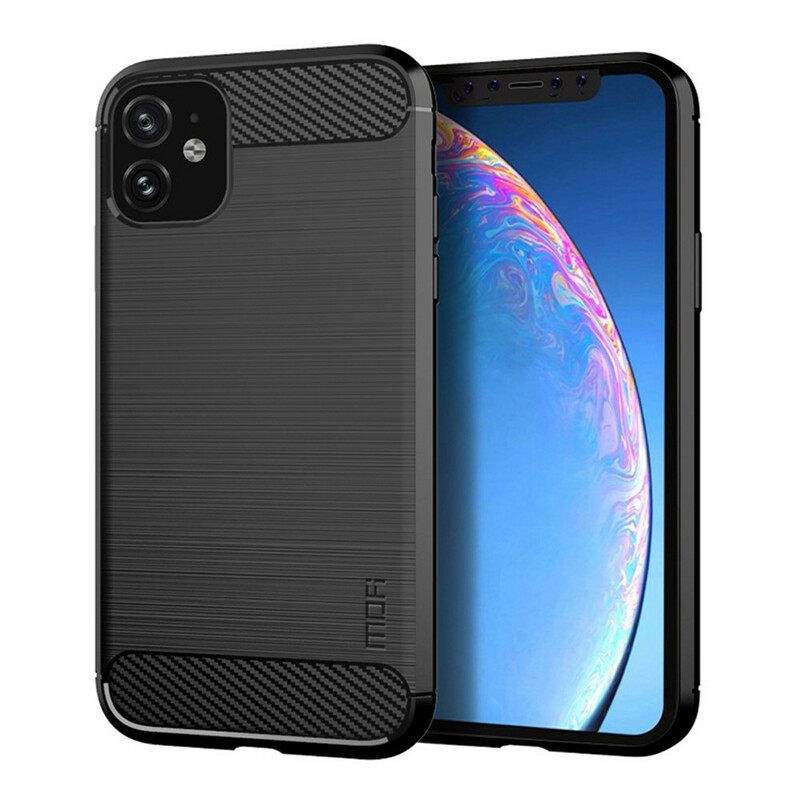 Θήκη iPhone 11 Mofi Brushed Carbon Fiber