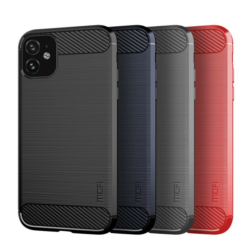 Θήκη iPhone 11 Mofi Brushed Carbon Fiber