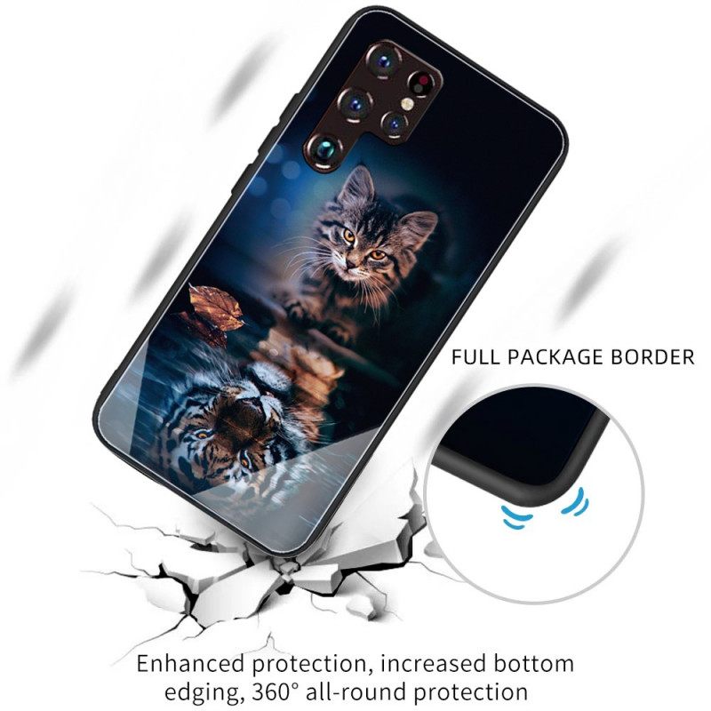 θηκη κινητου Samsung Galaxy S22 Ultra 5G My Tiger Tempered Glass