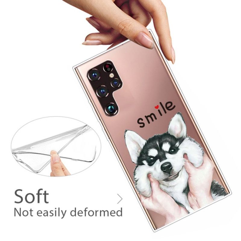 θηκη κινητου Samsung Galaxy S22 Ultra 5G Smile Dog