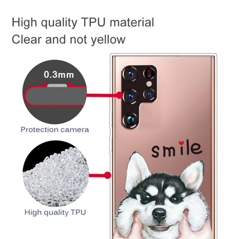 θηκη κινητου Samsung Galaxy S22 Ultra 5G Smile Dog