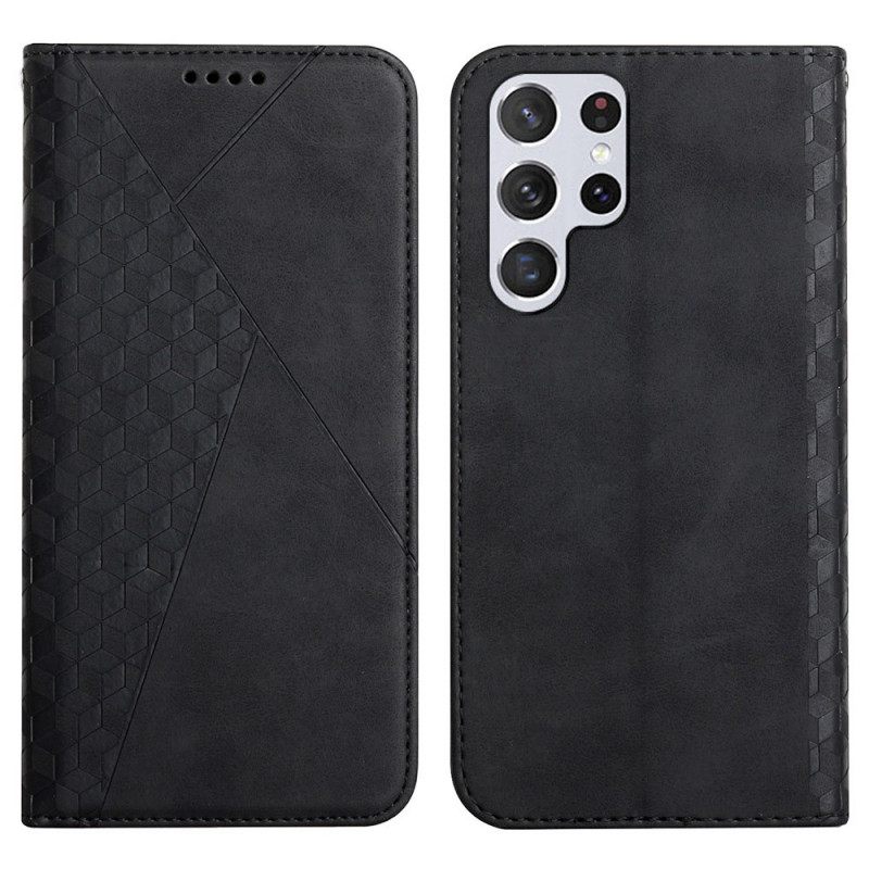 θηκη κινητου Samsung Galaxy S22 Ultra 5G Θήκη Flip Geo Leather Effect