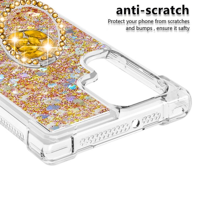 Θήκη Samsung Galaxy S22 Ultra 5G Glitter Ring-support