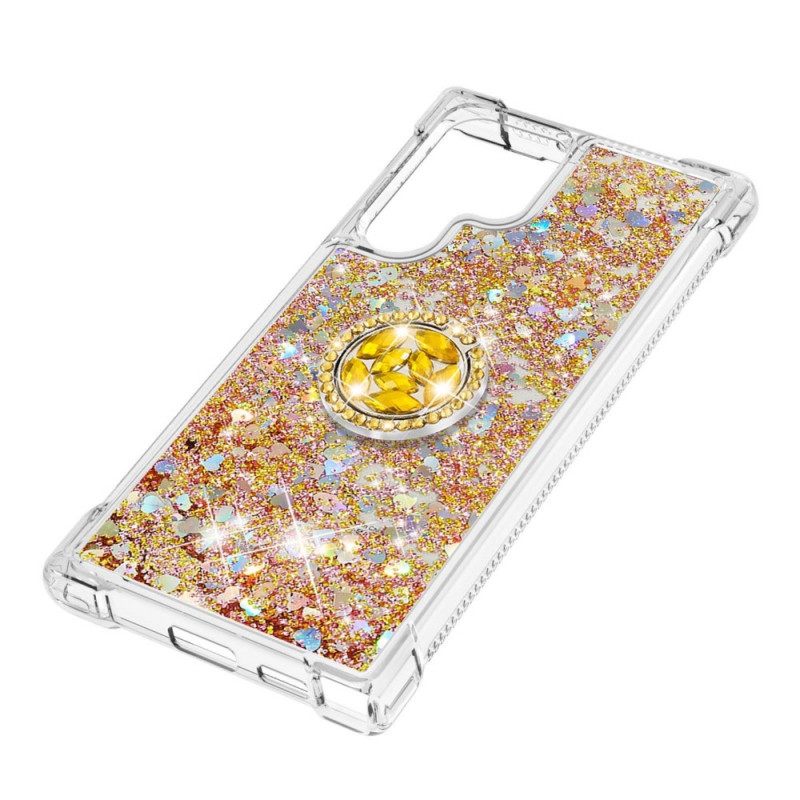 Θήκη Samsung Galaxy S22 Ultra 5G Glitter Ring-support