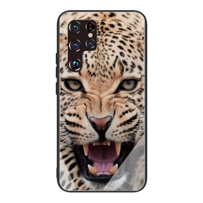 Θήκη Samsung Galaxy S22 Ultra 5G Leopard Tempered Glass