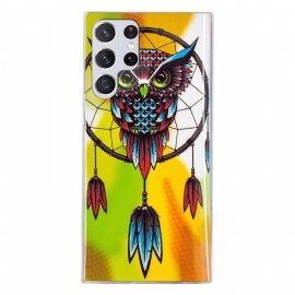 Θήκη Samsung Galaxy S22 Ultra 5G Μοναδικό Φθορίζον Dream Catcher