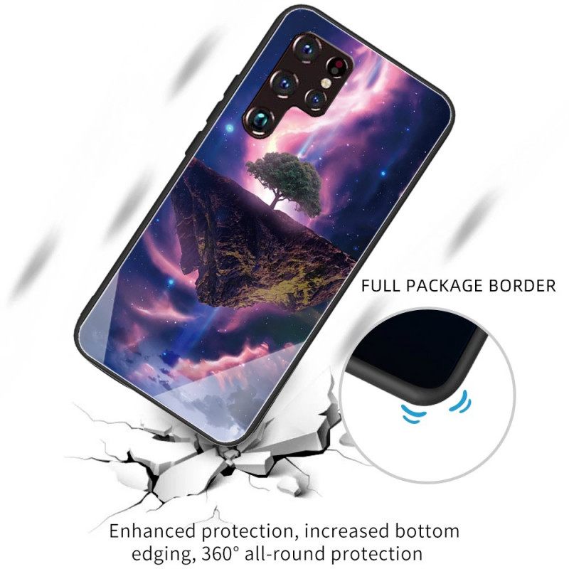 Θήκη Samsung Galaxy S22 Ultra 5G World Tree Tempered Glass