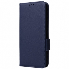 Δερματινη Θηκη Sony Xperia 1 Vi Litchi Faux Leather Με Λουράκι