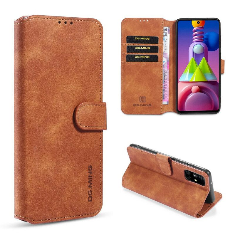 δερματινη θηκη Samsung Galaxy M51 Khazneh Vintage Leather Effect