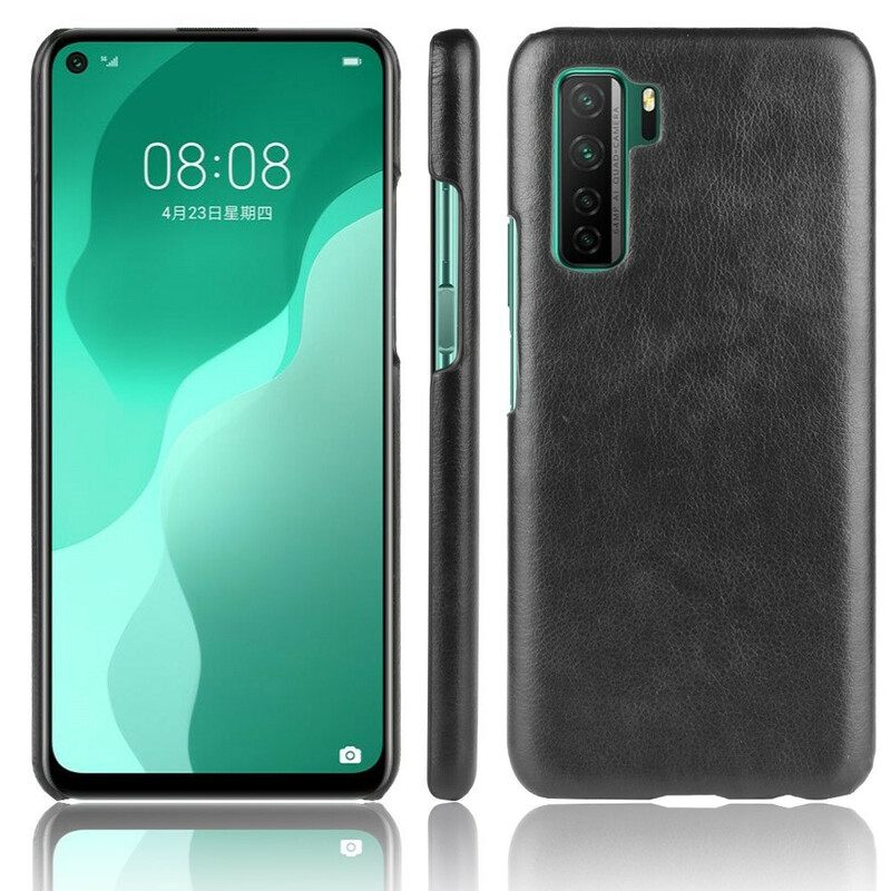 Θήκη Huawei P40 Lite 5G Litchi Performance Leather Effect