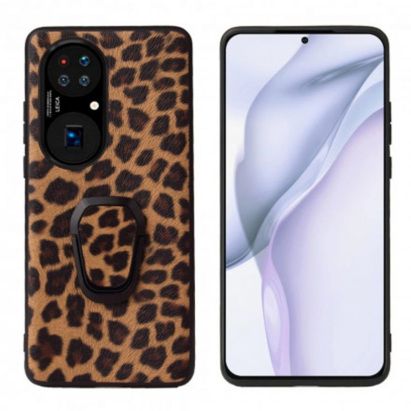 Θήκη Huawei P50 Δαχτυλίδι Leopard Style-support