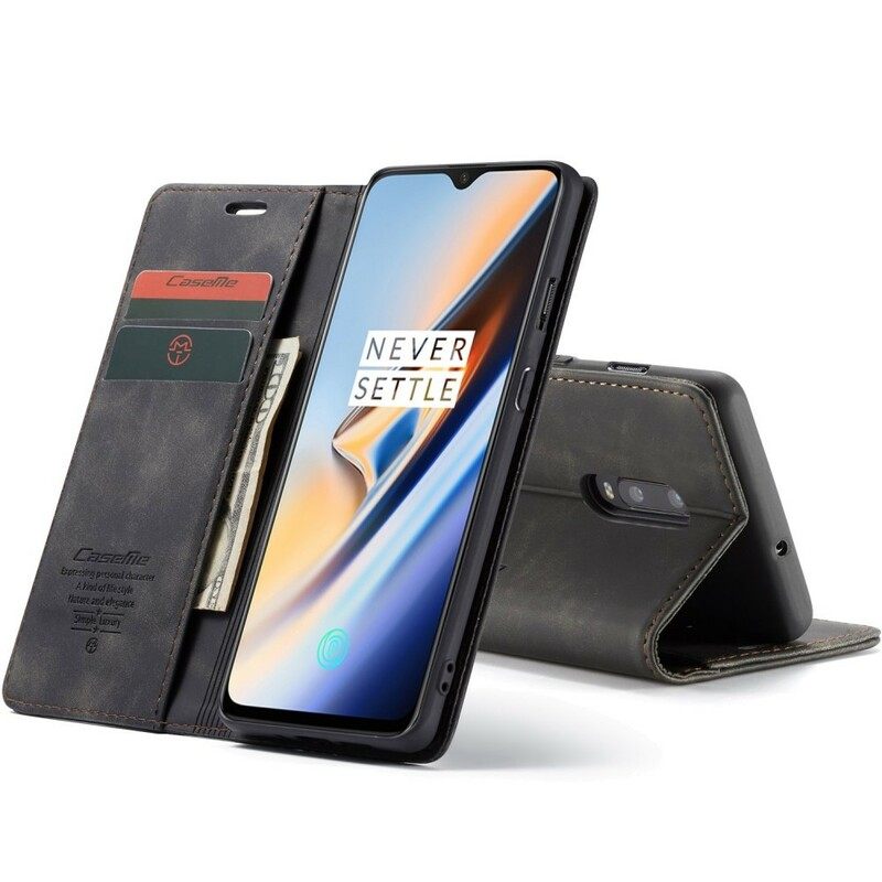 θηκη κινητου OnePlus 7 Θήκη Flip Caseme Faux Leather