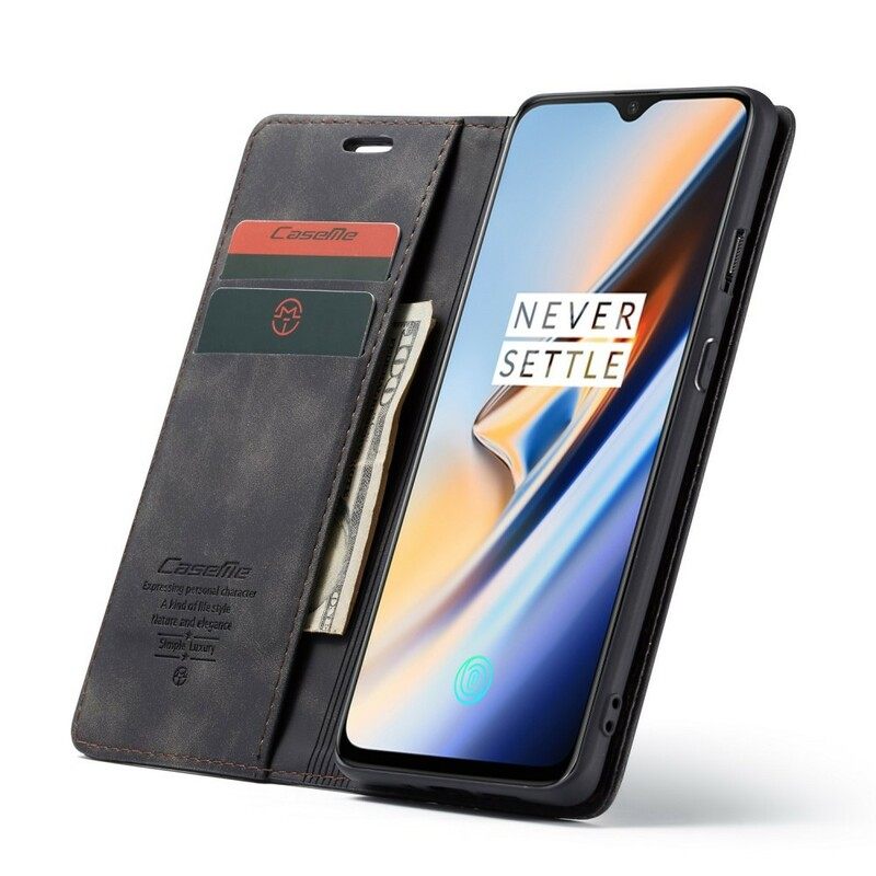 θηκη κινητου OnePlus 7 Θήκη Flip Caseme Faux Leather