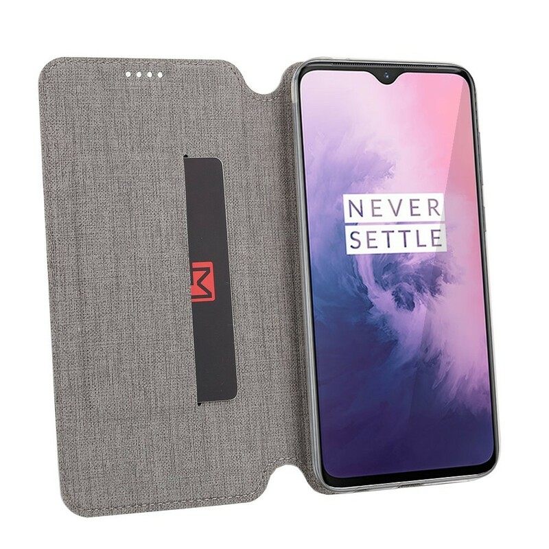 θηκη κινητου OnePlus 7 Θήκη Flip Υφή Vili Dmx