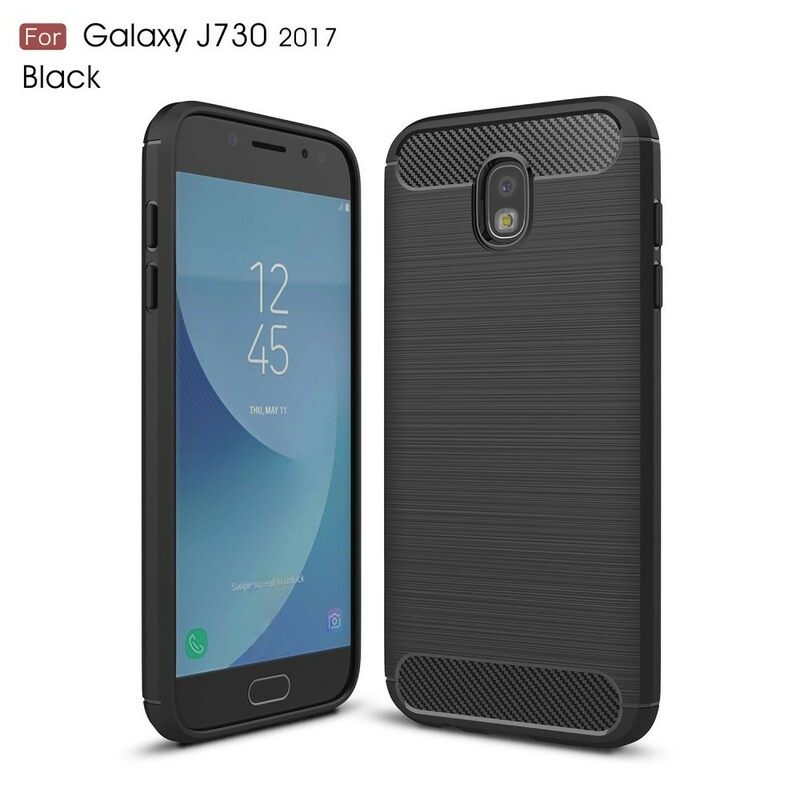 Θήκη Samsung Galaxy J7 2017 Βουρτσισμένη Ίνα Άνθρακα