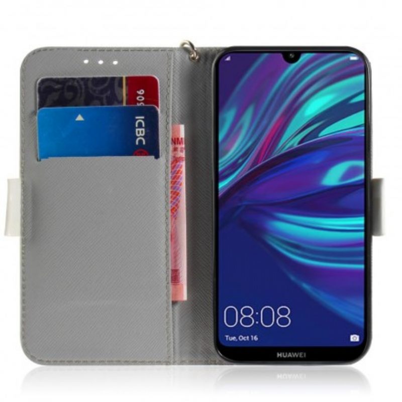 Κάλυμμα Huawei P30 Lite με κορδονι Κλαδί Ανθοφορίας Με Λουράκι