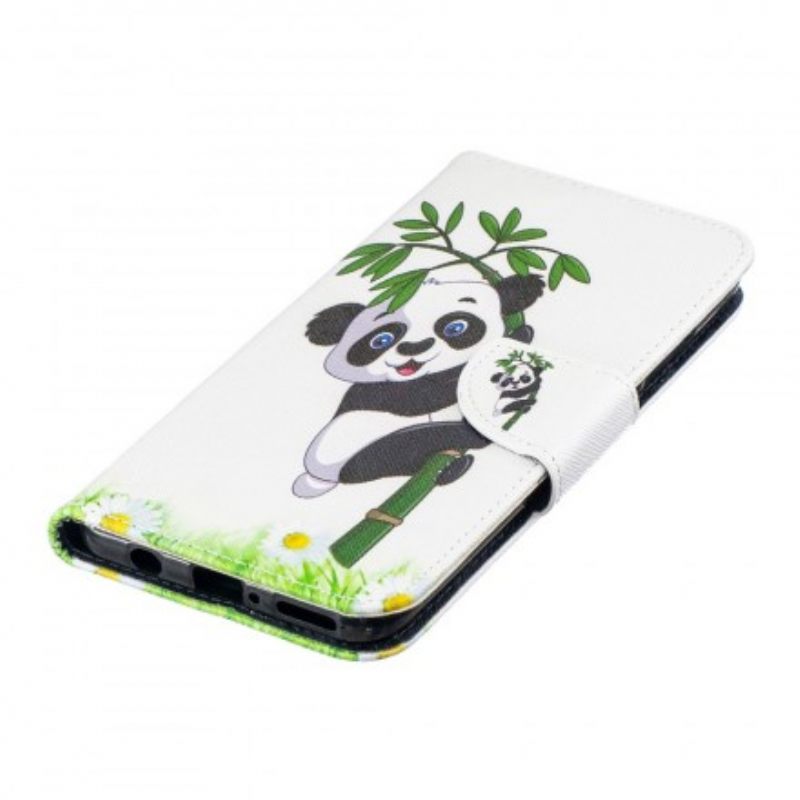 Κάλυμμα Huawei P30 Lite Panda On Bamboo