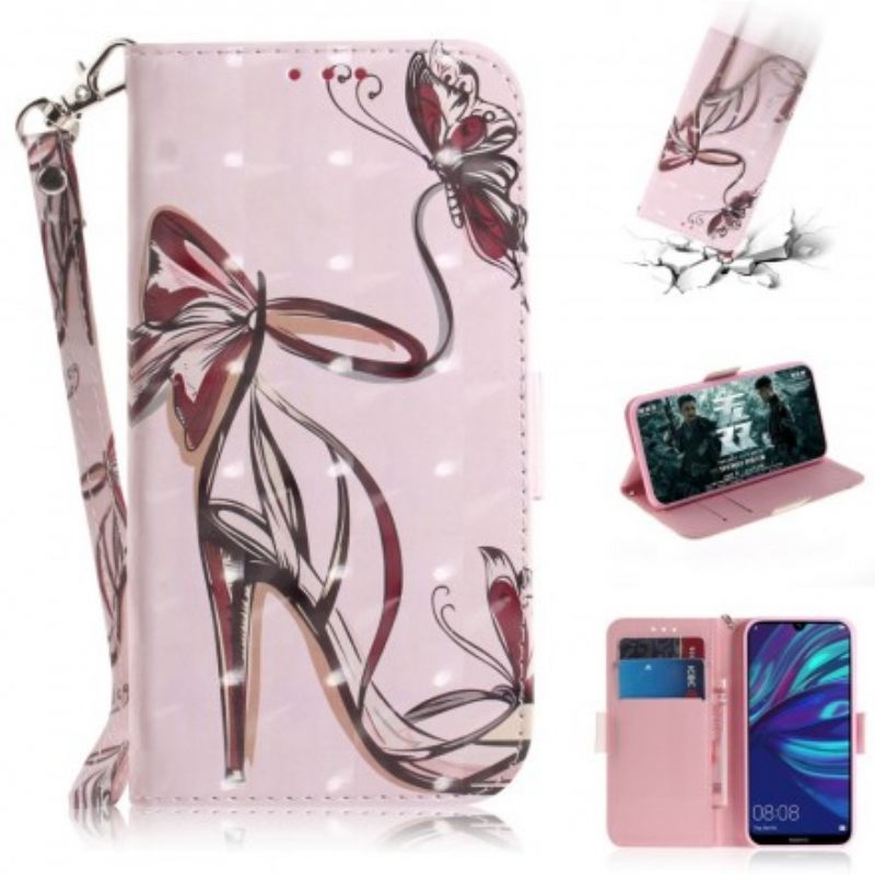 Θήκη Flip Huawei P30 Lite με κορδονι Αντλία Strappy