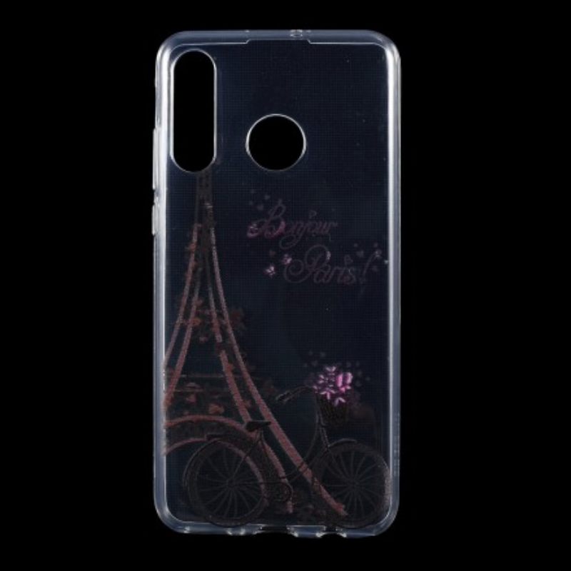 Θήκη Huawei P30 Lite Διαφανές Bonjour Paris