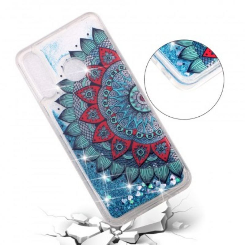 θηκη κινητου Huawei P30 Lite Clear Mandala Glitters