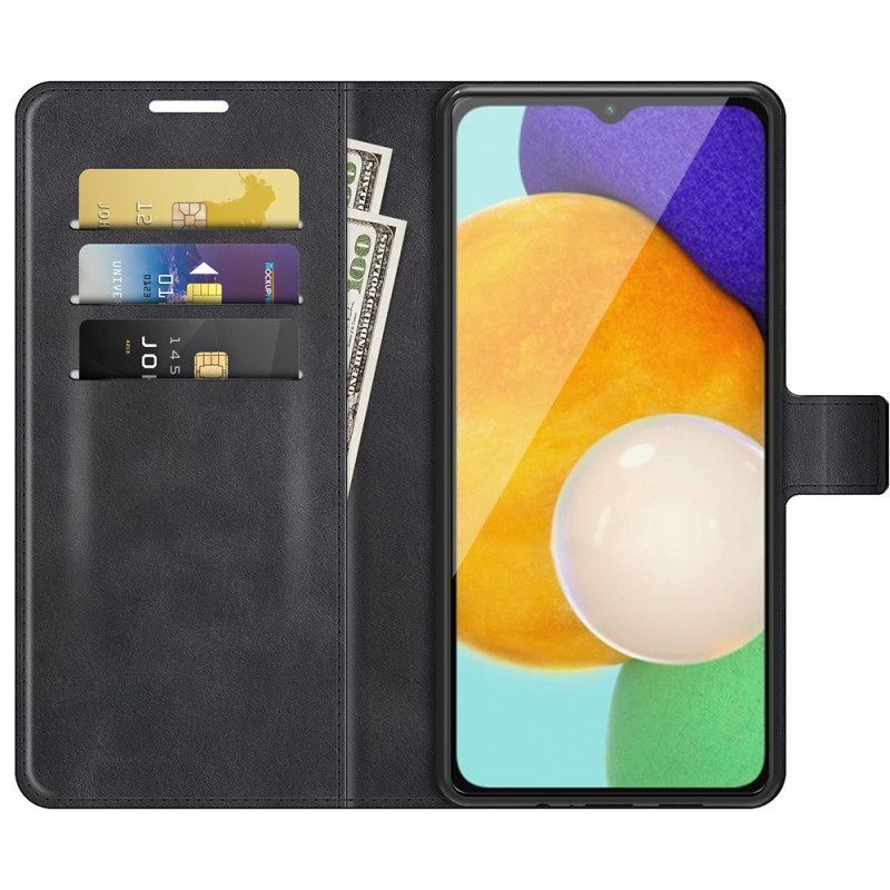 Κάλυμμα Samsung Galaxy A13 5G / A04s Faux Leather Slim