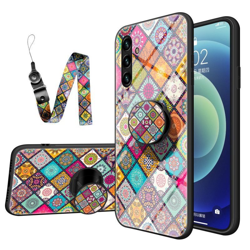 Θήκη Samsung Galaxy A13 5G / A04s Μαγνητική Θήκη Patchwork