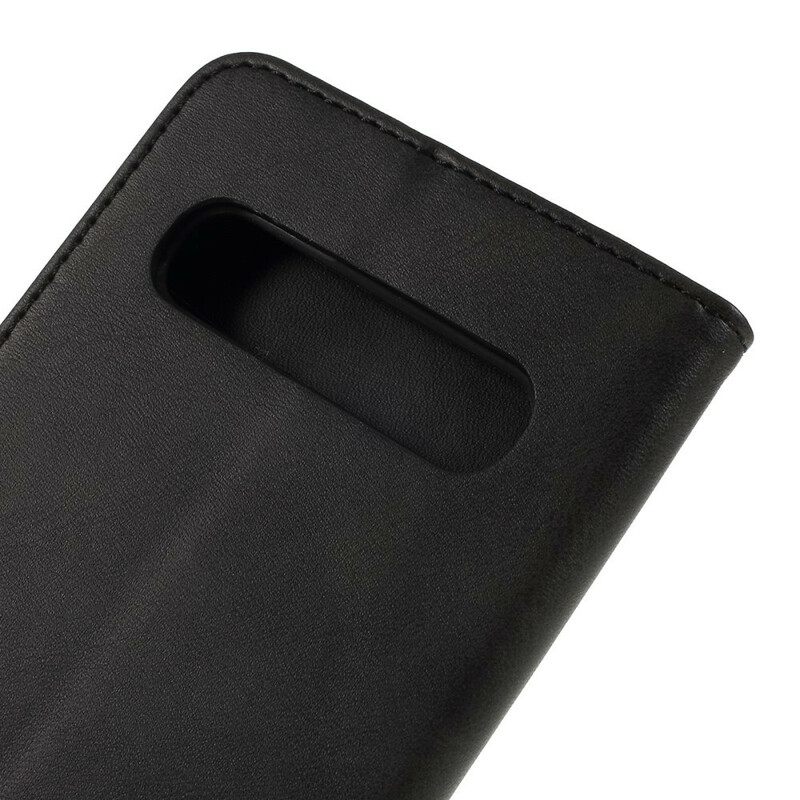 Κάλυμμα Samsung Galaxy S10 5G Lc.imeeke Leather Effect