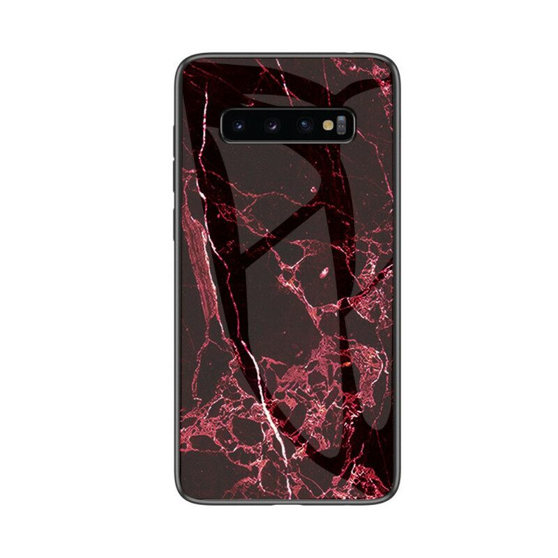 θηκη κινητου Samsung Galaxy S10 5G Μάρμαρο Σκληρυμένο Γυαλί