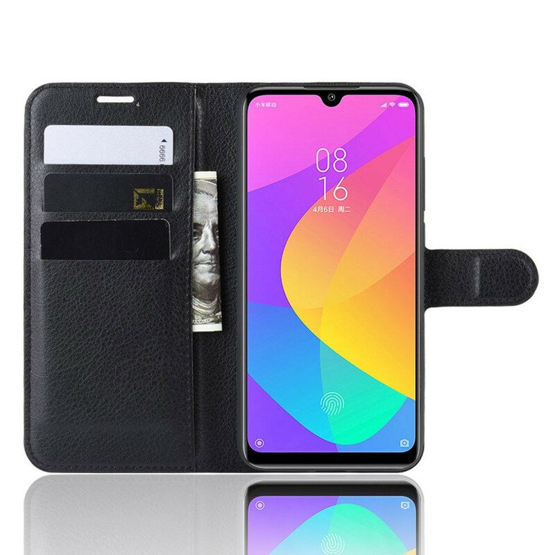 Κάλυμμα Xiaomi Mi A3 Premium Leather Effect Litchi