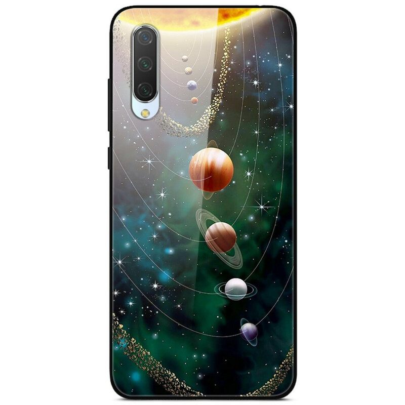 θηκη κινητου Xiaomi Mi A3 Ηλιακό Σύστημα Planet Tempered Glass