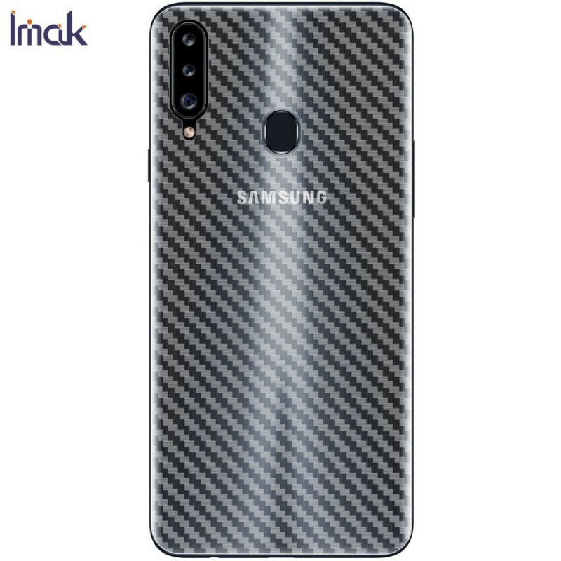 Πίσω Προστατευτική Μεμβράνη Για Samsung Galaxy A20S Carbon Style Imak