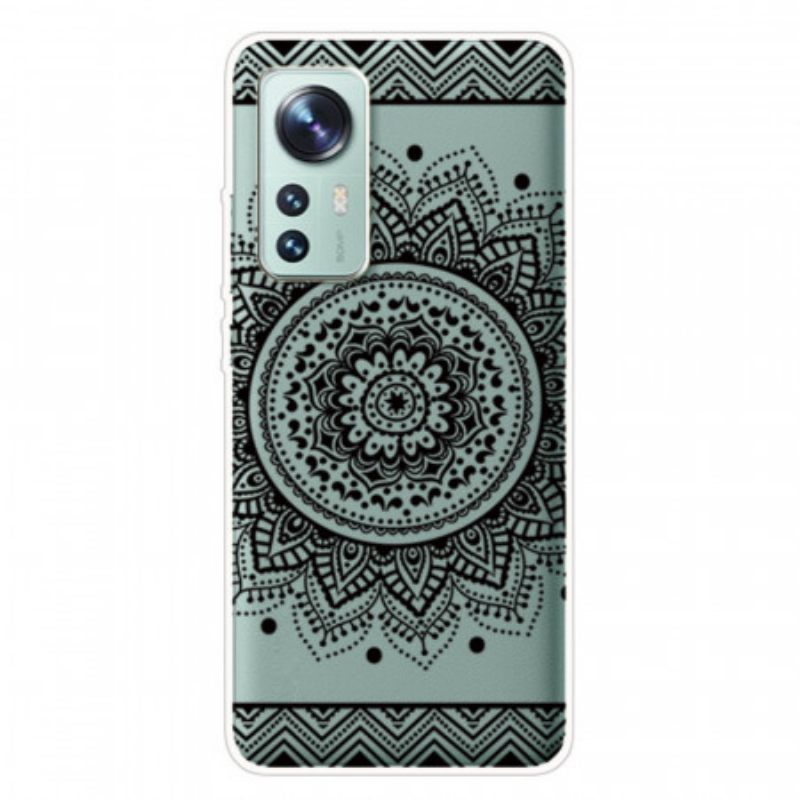 θηκη κινητου Xiaomi 12 Pro Σιλικόνη Mandala Black