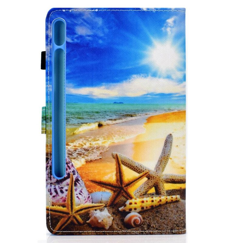 δερματινη θηκη Samsung Galaxy Tab S7 / Tab S8 Fun Beach