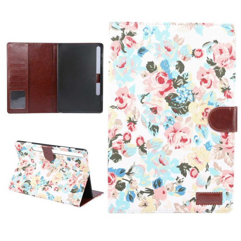 Κάλυμμα Samsung Galaxy Tab S7 / Tab S8 Liberty Flowers