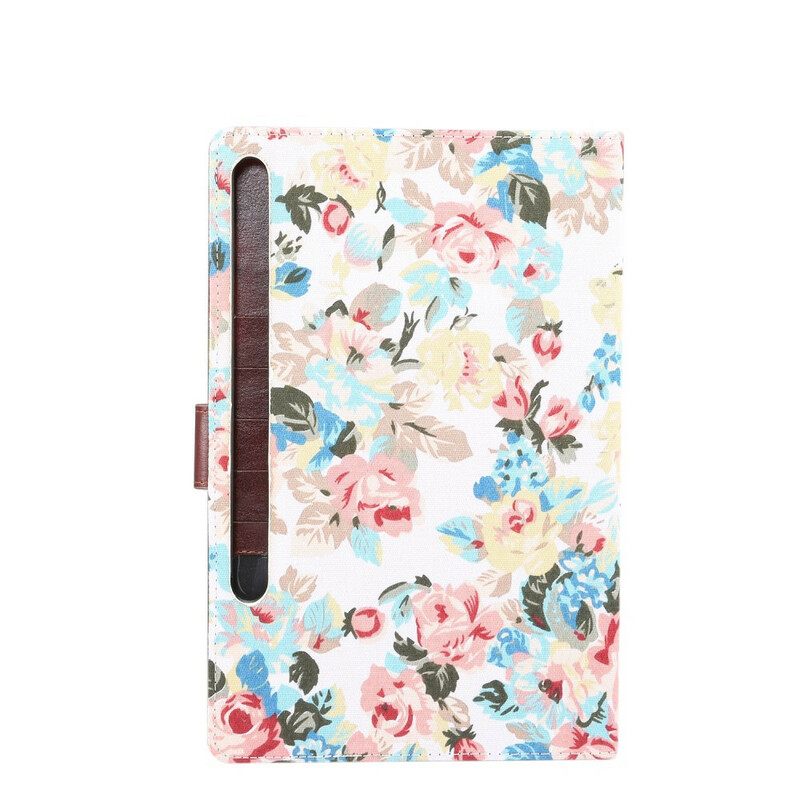 Κάλυμμα Samsung Galaxy Tab S7 / Tab S8 Liberty Flowers