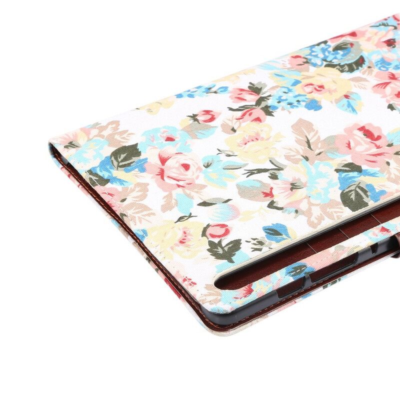 Κάλυμμα Samsung Galaxy Tab S7 / Tab S8 Liberty Flowers