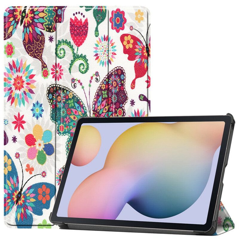 θηκη κινητου Samsung Galaxy Tab S7 / Tab S8 Βάση Γραφίδας Vintage Flowers