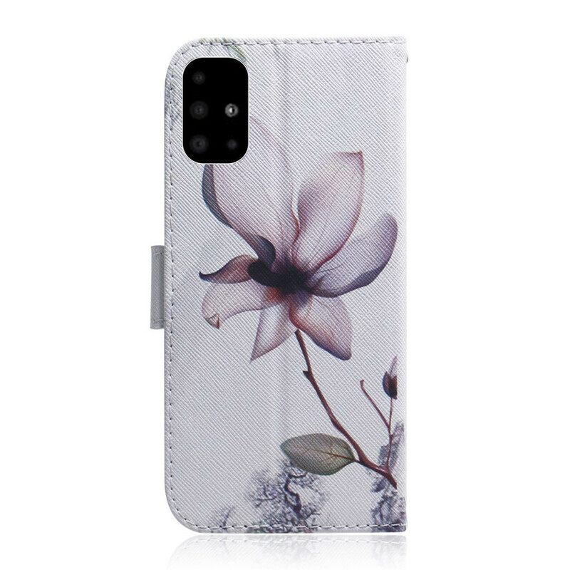 Κάλυμμα Samsung Galaxy A51 Dusty Pink Flower