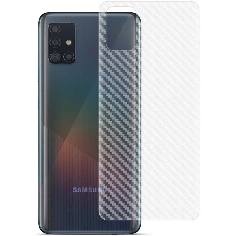 Πίσω Προστατευτική Μεμβράνη Για Samsung Galaxy A51 Carbon Style Imak