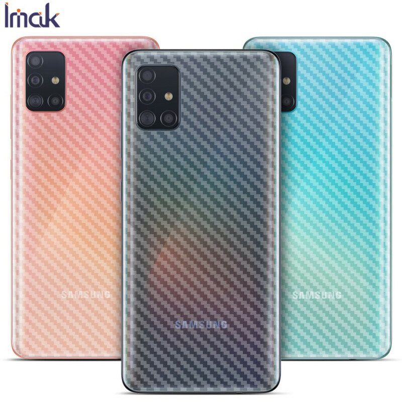 Πίσω Προστατευτική Μεμβράνη Για Samsung Galaxy A51 Carbon Style Imak