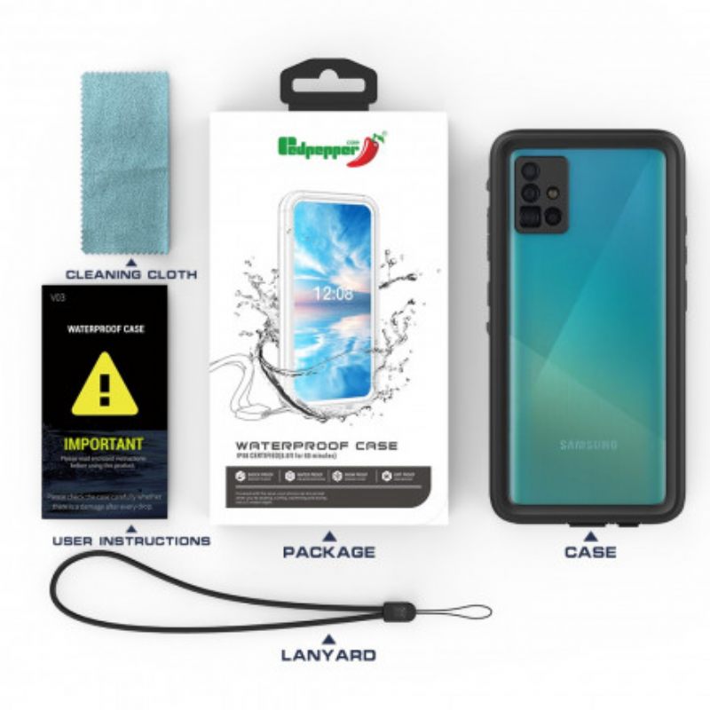 Θήκη Samsung Galaxy A51 Αδιάβροχο 2m Redpepper