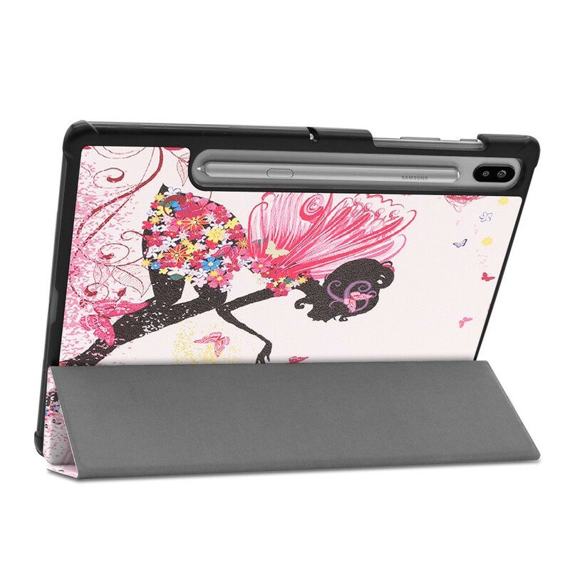 θηκη κινητου Samsung Galaxy Tab S6 Floral Fairy Faux Leather